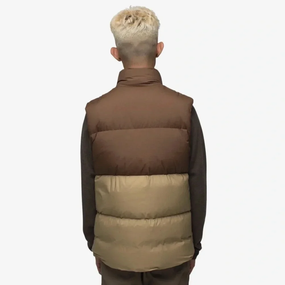 NWT Men’s Prana Timber Trail Vest Shire Colorblock Duck Down/Feather Fill